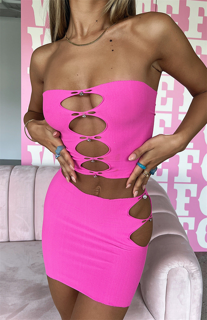 Erotic lingerie wrap-around skirt
