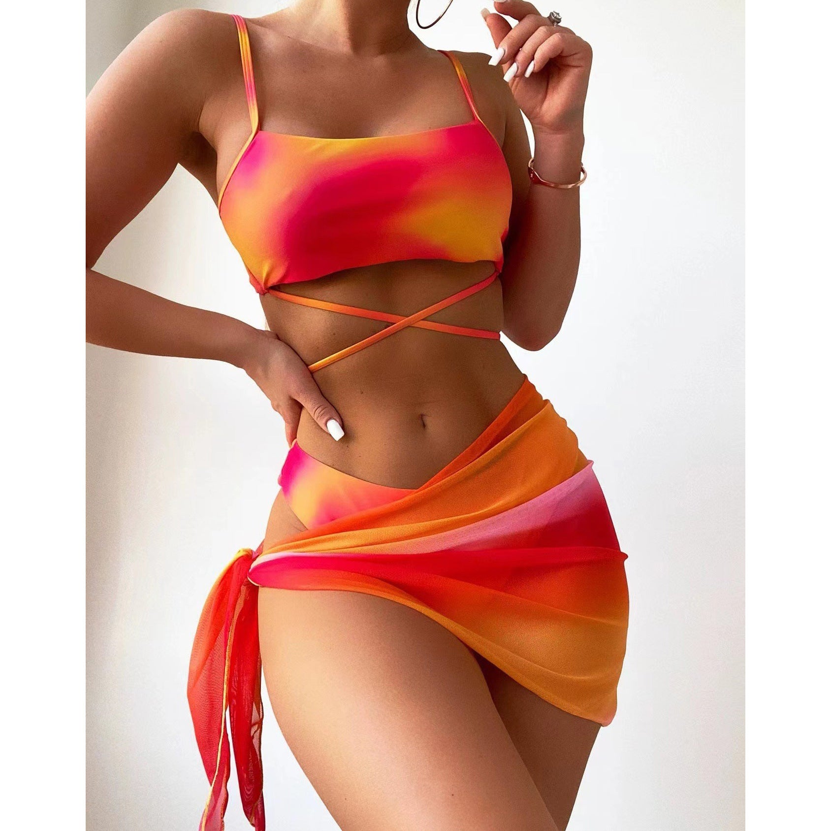 Mesh Bikini Swimsuit